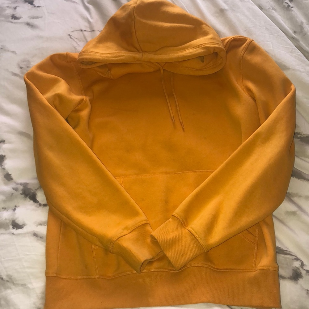 Plain yellow hoodie